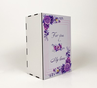 Коробка біла "For you, My love"