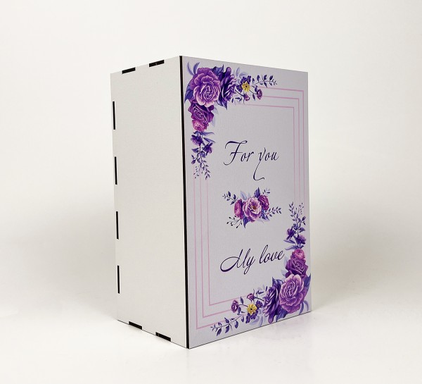 Коробка біла "For you, My love"