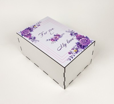 Коробка біла "For you, My love"