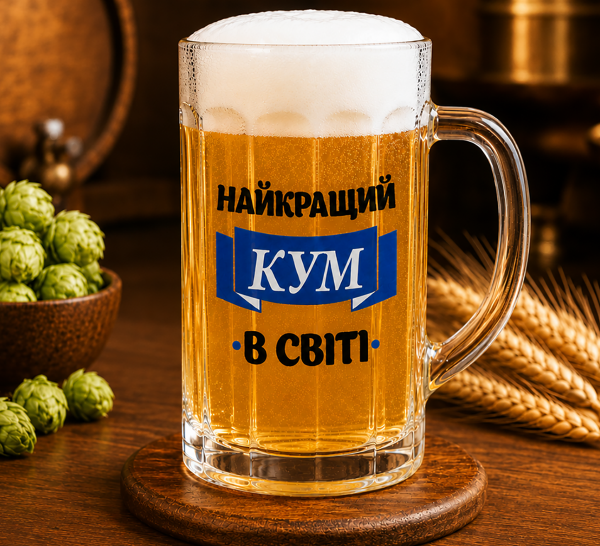 Кухоль “Найкращий кум в світі”  500 мл