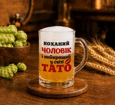 Кухоль "Коханий чоловік і найкращий у світі тато" 300 мл Кухоль "Коханий чоловік і найкращий у світі тато" 300 мл