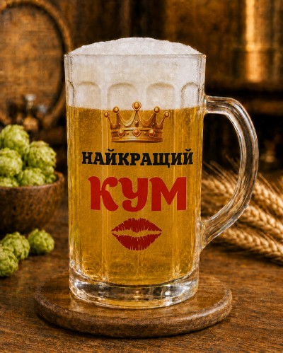 Кухоль "Найкращий кум" 500 мл