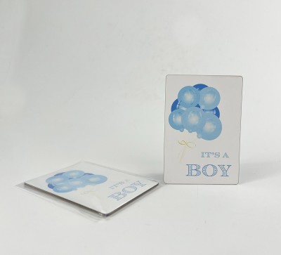 Паперова листівка "It`s a boy"(в упаковці 3 шт) Паперова листівка "It`s a boy"(в упаковці 3 шт)
