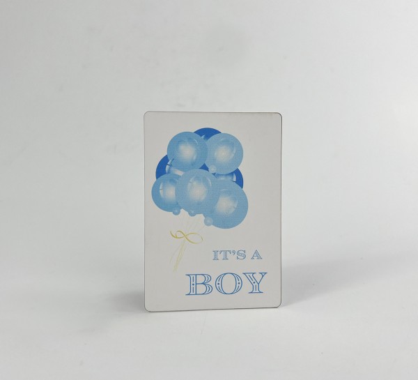 Паперова листівка "It`s a boy"(в упаковці 3 шт) Паперова листівка "It`s a boy"(в упаковці 3 шт)