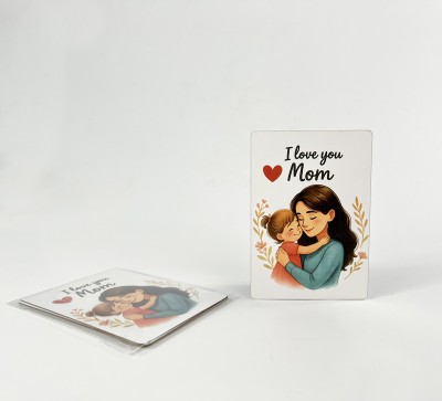 Паперова листівка "I love you mom"(в упаковці 3 шт) Паперова листівка "I love you mom"(в упаковці 3 шт)