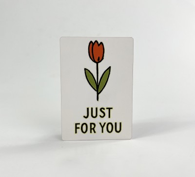Паперова листівка "Just for you"(в упаковці 3 шт)