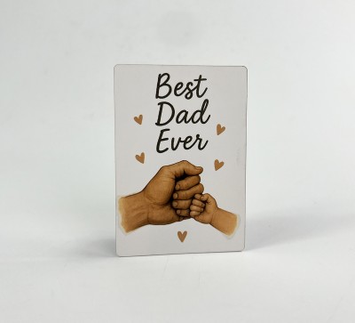 Паперова листівка "Best Dad ever"(в упаковці 3 шт) Паперова листівка "Best Dad ever"(в упаковці 3 шт)