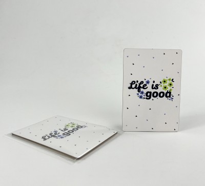 Паперова листівка "Life is good"(в упаковці 3 шт) Паперова листівка "Life is good"(в упаковці 3 шт)