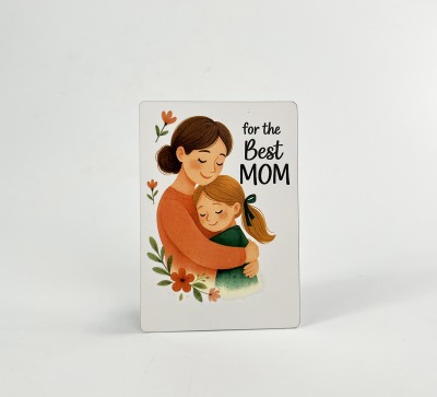 Паперова листівка "For the best mom "(в упаковці 3 шт)