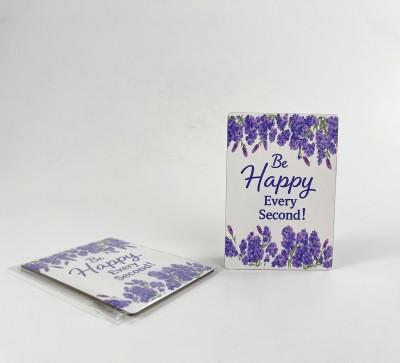 Паперова листівка "Вe happy every second!" (в упаковці 3 шт) Паперова листівка "Вe happy every second!" (в упаковці 3 шт)