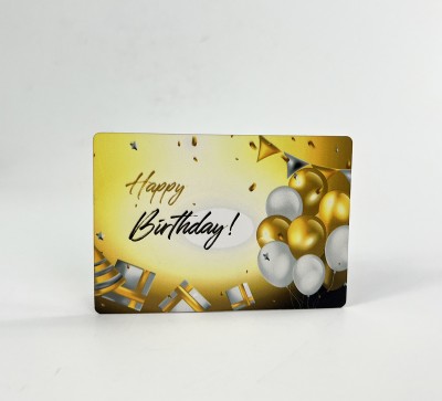 Паперова листівка "Happy birthday"повітряні кульки(в упаковці 3 шт)