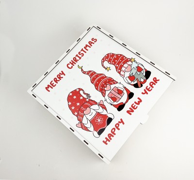 Коробка квадратна на засув " Merry Christmas " 4 Коробка квадратна на засув " Merry Christmas " 4