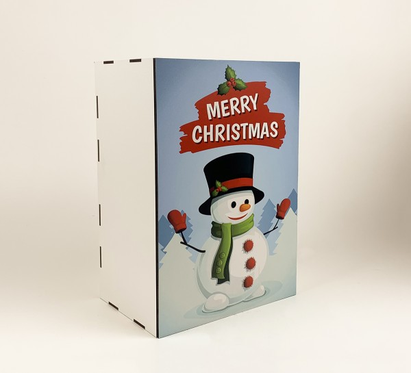 Коробка "Marry Chritsmas" зі сніговиком 4