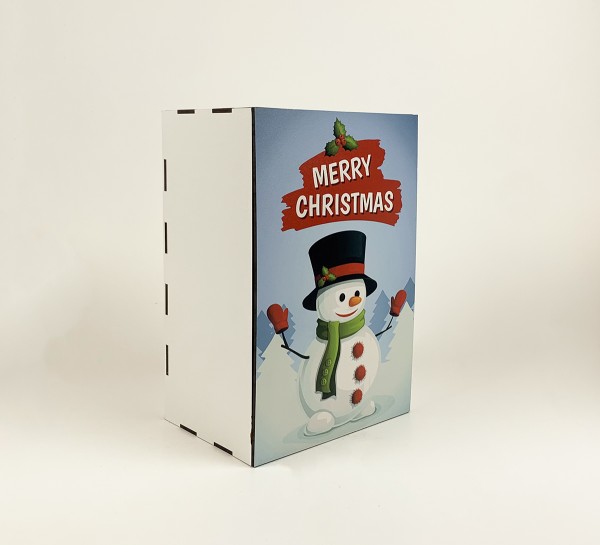 Коробка "Marry Christmas" зі сніговиком 3