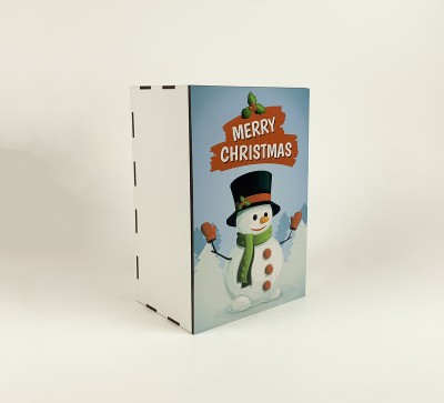 Коробка "Marry Christmas" зі сніговиком 2