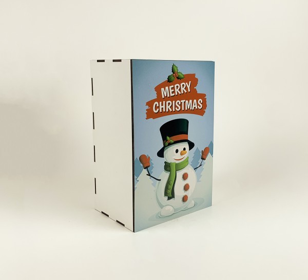 Коробка "Marry Christmas" зі сніговиком 2