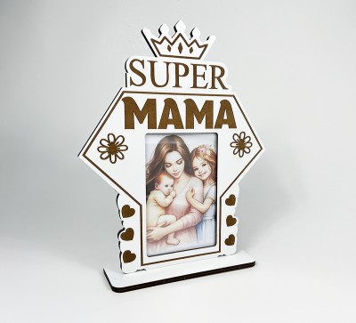 Фоторамка "Super Мама"з гравіюванням Фоторамка "Super Мама"з гравіюванням