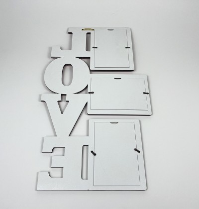 Фоторамка "Love " на три фото Фоторамка "Love " на три фото