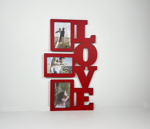 Фоторамка "Love " на три фото Фоторамка "Love " на три фото