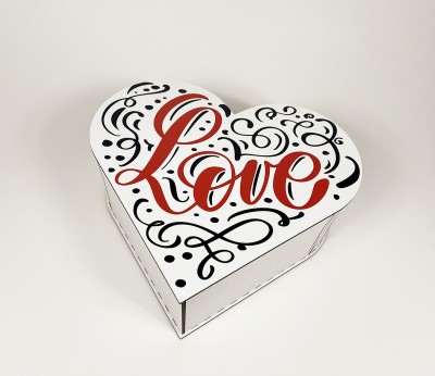 Коробка сердечко "Love" Коробка сердечко "Love"