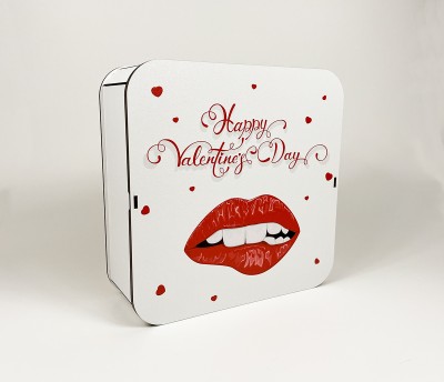 Коробка квадратна "Happy Valentine`s day "