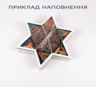 Коробка біла з прозорою кришкою на 7 відділень 