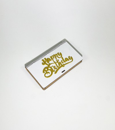 Конверт "Happy birthday " блискітки Конверт "Happy birthday " блискітки