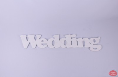 Слово "Wedding"