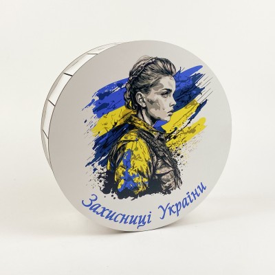 Коробочка кругла "Захисниці України"