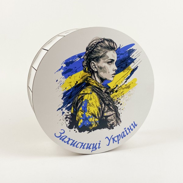 Коробочка кругла "Захисниці України"