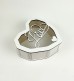 Коробка серце з прозорою кришкою "Love " серце маленька Коробка серце з прозорою кришкою "Love " серце маленька