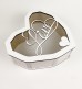 Коробка серце з прозорою кришкою "Love " серце середня Коробка серце з прозорою кришкою "Love " серце середня