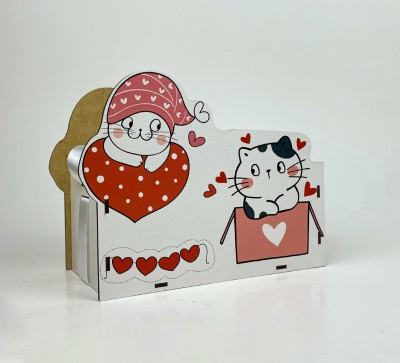 Корзина "Закохані котики" Корзина "Закохані котики"