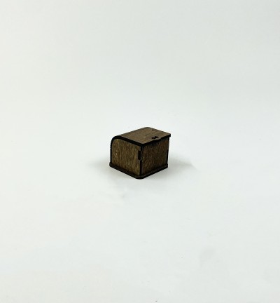Коробочка з фанери  , квадратна  4,5 х 4,5 4см 