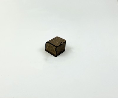Коробочка з фанери  , квадратна  4,5 х 4,5 4см 