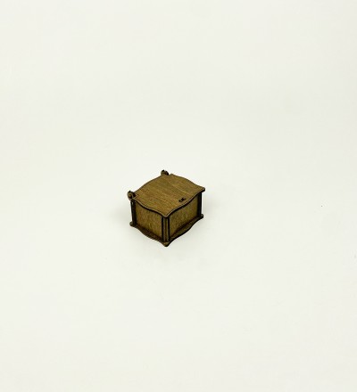 Коробочка з фанери 6,5х5,5х4см 