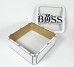 Коробка квадратна з прозорою кришкою "Respect BOSS"
